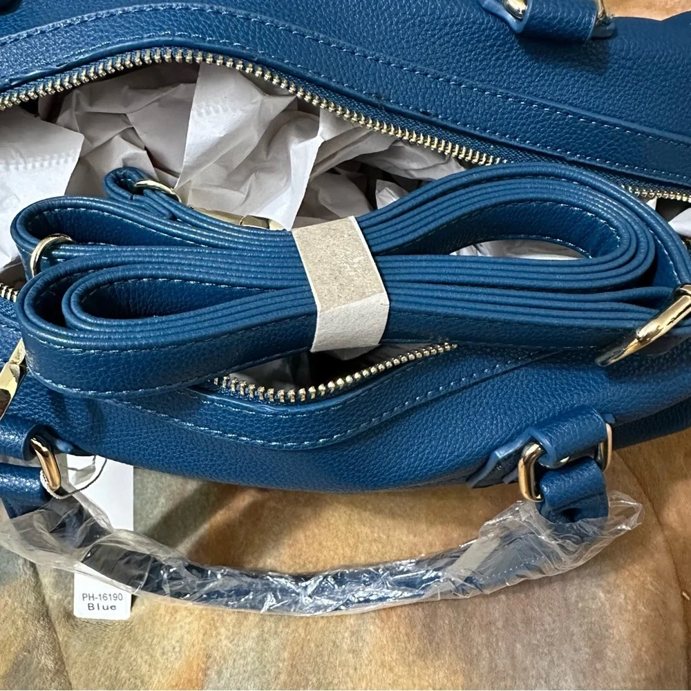 Pink Haley Bag Haley Two Tone Satchel Blue